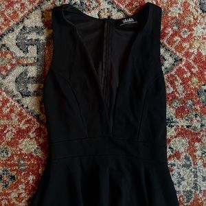 Lulu’s Plunge Skater Dress
